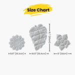 3 Styles of Decorative Silicone Clock Molds – DIY Wall Art Set | Resin Mold Box