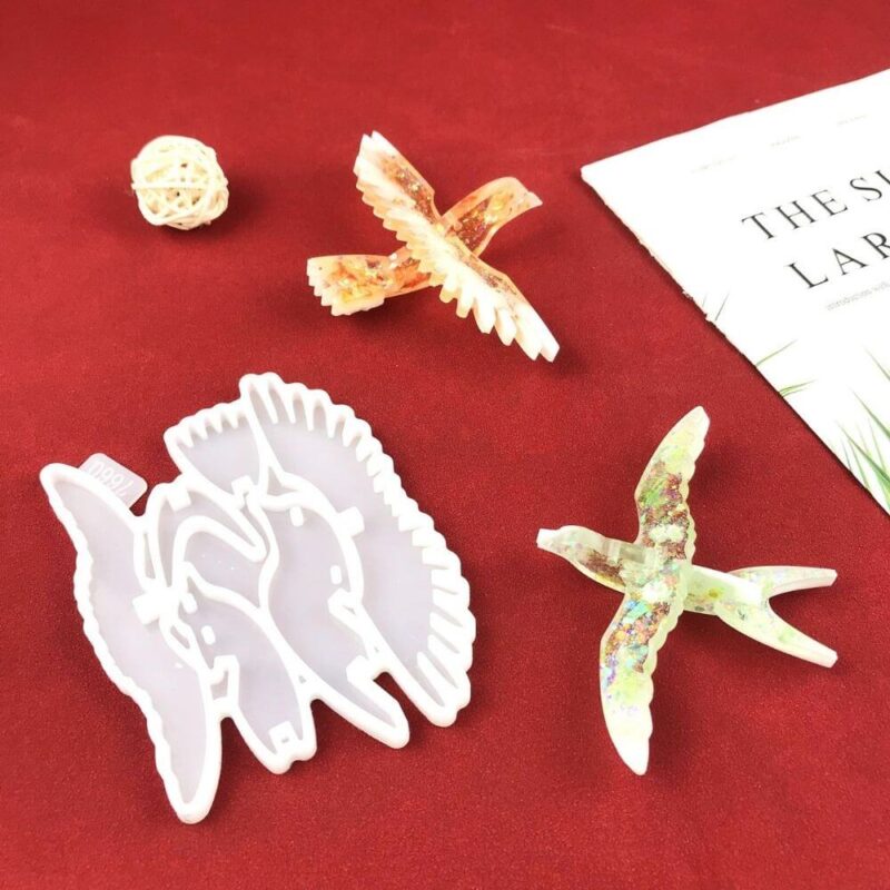 3D Flying Bird Silicone Mold Set | Resin Mold Box