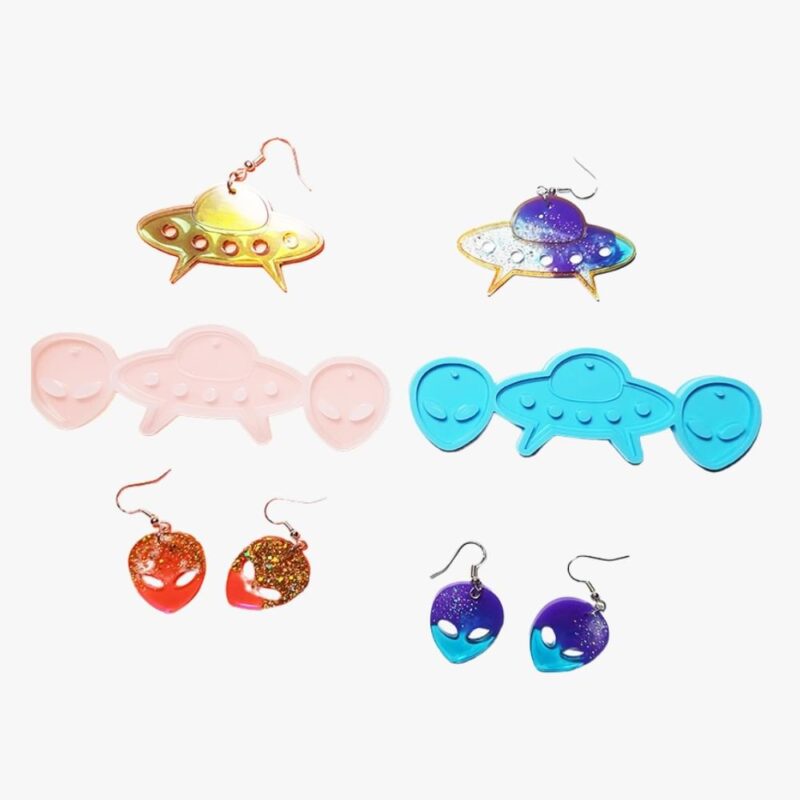 Alien Resin Mold, 2-Pack | Resin Mold Box