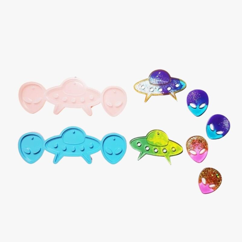 Alien Resin Mold, 2-Pack | Resin Mold Box