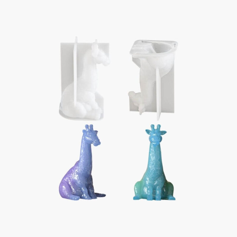 Gentle Giants Giraffe Figurine Mold | Resin Mold Box