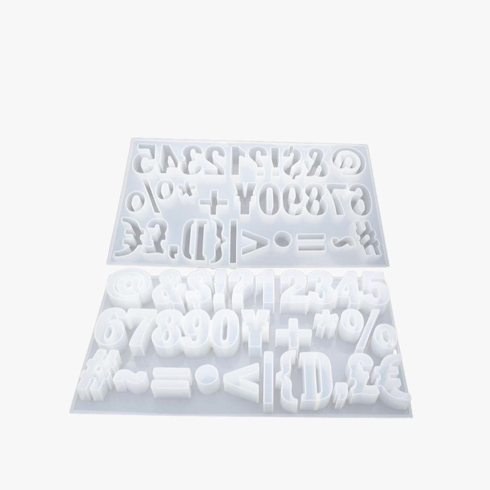Number & Symbol Silicone Resin Mold - Personalized Resin Accessories
