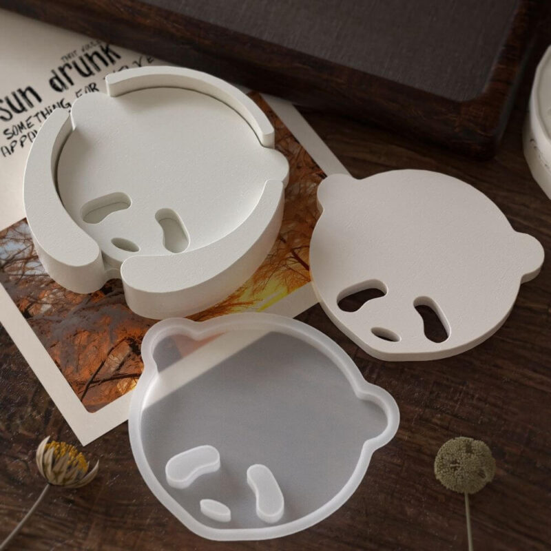Pawsome Panda Coaster Mold Set | Resin Mold Box