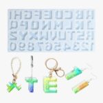 Pixel Alphabet Resin Mold for Retro-Inspired Jewelry | Resin Mold Box