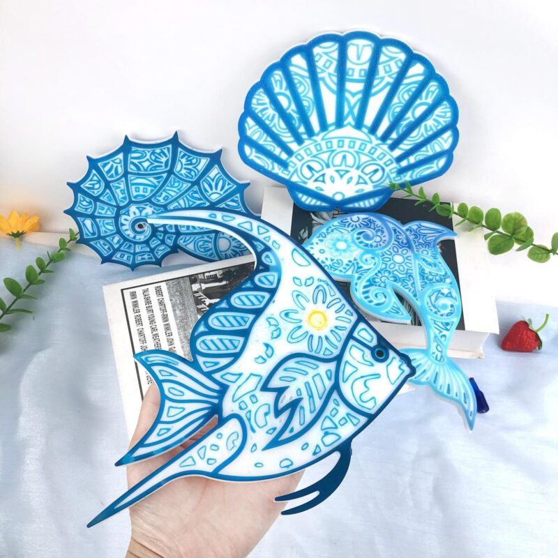 Sea Animals Resin Molds Set of 6 | Resin Mold Box
