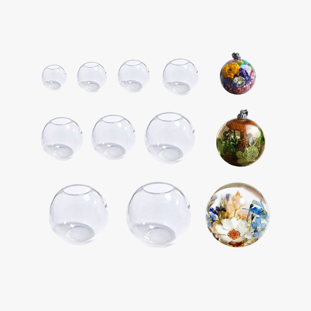 Sphere Resin Mold Set, 9-Piece, Create Versatile Crafts | Resin Molds Express