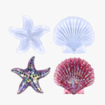 Seashell and Starfish Resin Mold, Set of 2 | Resin Mold Box